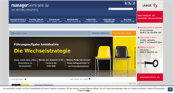 Desktop Screenshot of managerseminare.de